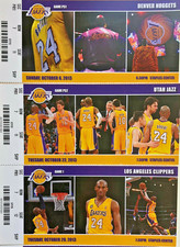 2013-2014 Los Angeles Lakers Season Ticket Stubs - Kobe Bryant! Price is for 1