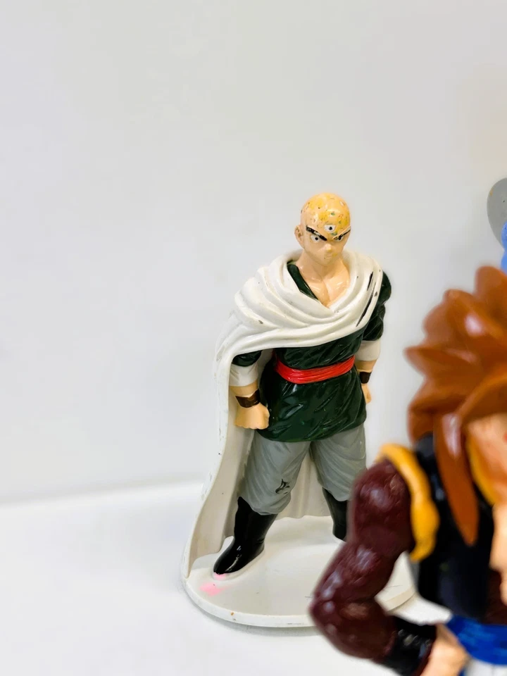 DRAGONBALL LOTTO 14pz SERIE CON PIEDISTALLO DeAGOSTINI ACTION FIGURE ANNO 1996 - Immagine 4 di 4