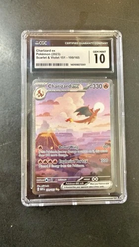 Charizard ex CGC 10 Special Illustration Rare Holo Scarlet & Violet 151 199/165