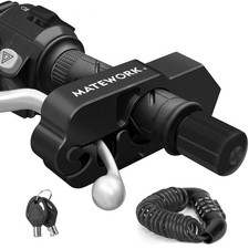 Motorcycle Lock Anti Theft Heavy Duty, Motorcycle Handlebar  Brake Lock with...