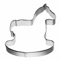 Birkmann Ausstechform Schaukelpferd Groß PläTzchenform Ausstecher Edelstahl 7Cm