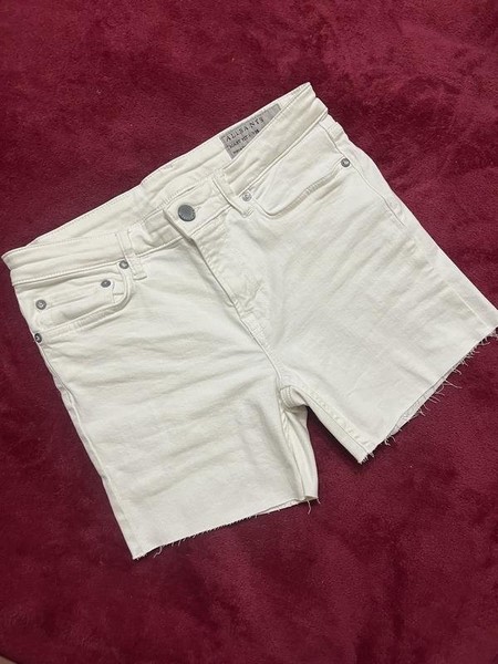 Women AllSaints Shorts White Denim XS