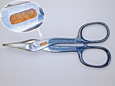 Vintage Crescent No T47 Tin Snips Jamestown NY Made In USA NM/M-