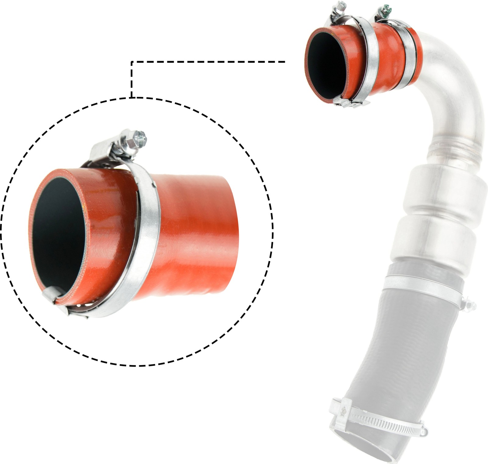 GATES-OE 09-0658 Charge Air Hose for FORD