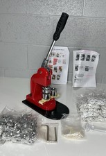 Button Maker Machine Badge Pin Machine 1" 25 MM 900 Free Parts Press Kit