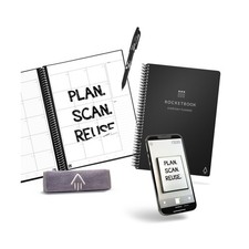Rocketbook Smart Reusable Everyday Planner, Undated Weekly, Mon... FAST USA SHIP