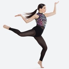 Revolution "Take You Dancing" large child sequin mesh unitard