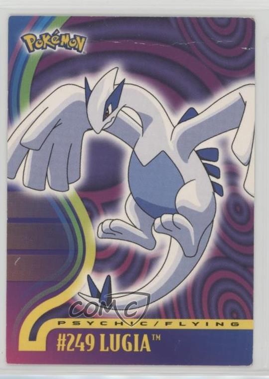 Lugia Topps Pokemon TV Animation Edition Johto League Champions #249 2001