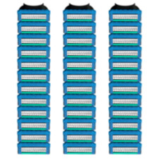 36 Blades Replacement Parts for Gl-Fusion 5 Style Razors (Blue-Green), Wet Razor 1.79 per gallon