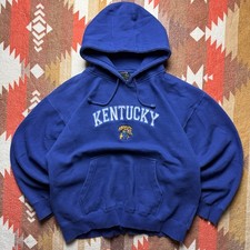 Vintage Y2K/90s Kentucky Wildcats Embroidered Hoodie, XL, 25.5x25.5