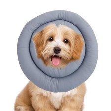 Soft Donut E-Collar Cone for Small Dogs Cats, Waterproof Adjustable Recover...