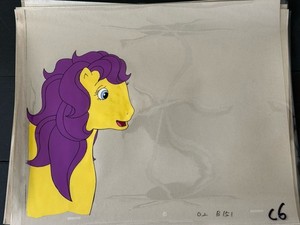 My Little Pony (1981) Original Production Cel Animation - Lot Of 7 With Sketch