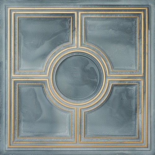 Suspended ceiling tile Square Wall Panel for Cafe PL37 Smoked gold 10pcs/lot - Picture 1 of 18