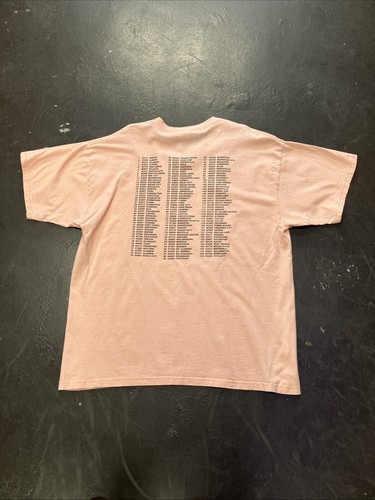 Camisa De Colección Años 90 Bay City FOE Eagles Club Michigan Aeries Mapa de Ubicación Rosa XL - Imagen 8 de 9