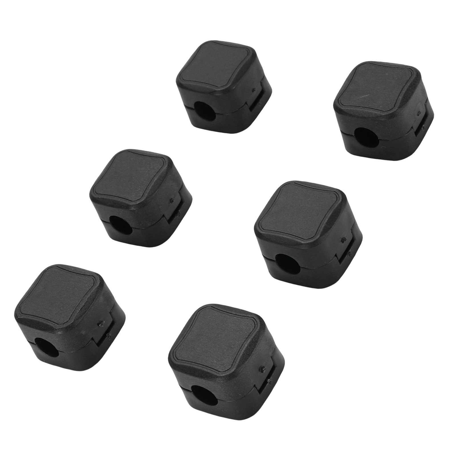 ✿ 6pcs Magnetic Cable Clips Cord Holder Desk Cable Management Adhesive Wire