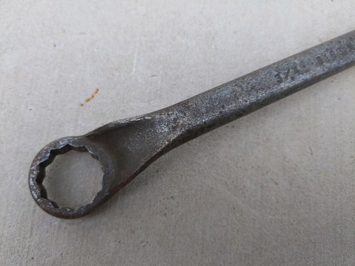Vintage 1940s PLOMB 8183 MADE IN USA 3/4 x 25/32 offset double box end wrench - Picture 4 of 5