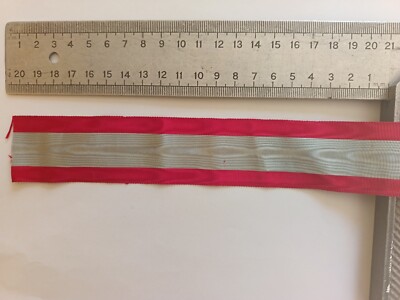 Ribbon, antique, moiré for the Croix de Guerre des T O E.