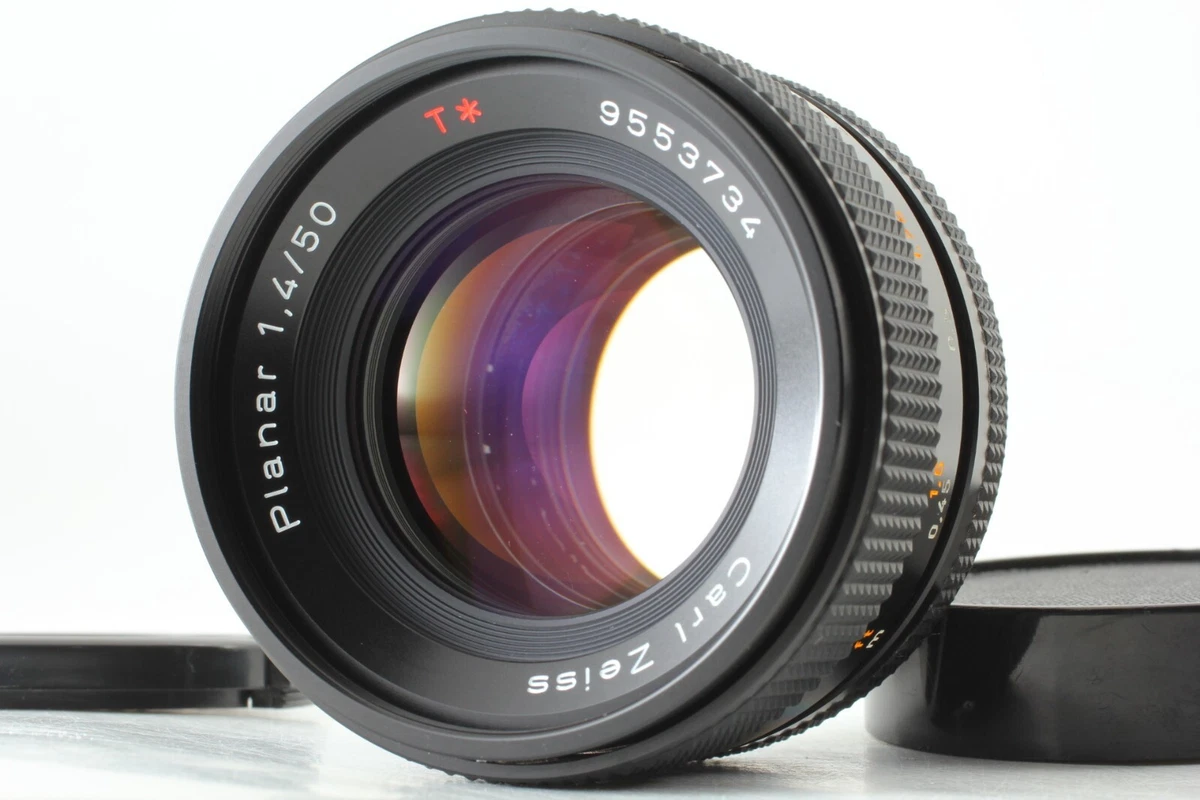 [EXC+5] Contax Carl Zeiss Planar 50mm F1.4 T* MMJ CY Mount Lens From JAPAN