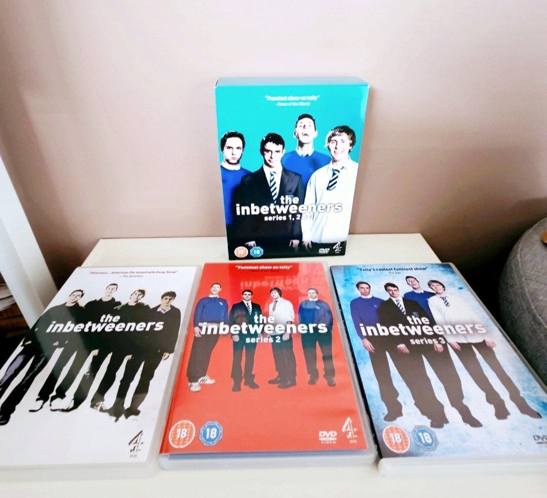 Inbetweeners - Series 1-3 - Complete (DVD, 2010, 5-Disc Set, Box