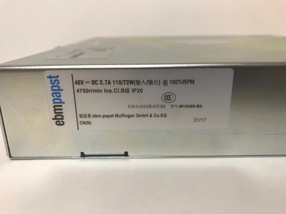 IBM ebmpapst Mulfingen K1G175-FG59-10 48V 2.7A 110/72W Server Cooling Fan - Image 2 of 4