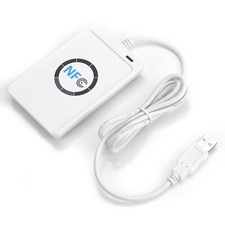NFC RFID Reader Writer ACR122U ISO 14443A / B Free Software In White