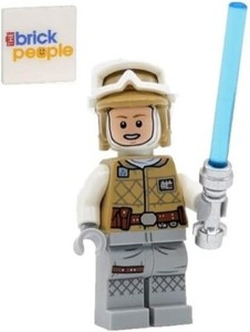LEGO Star Wars Luke Skywalker Hoth Minifigure (Balaclava Head) with Lightsaber