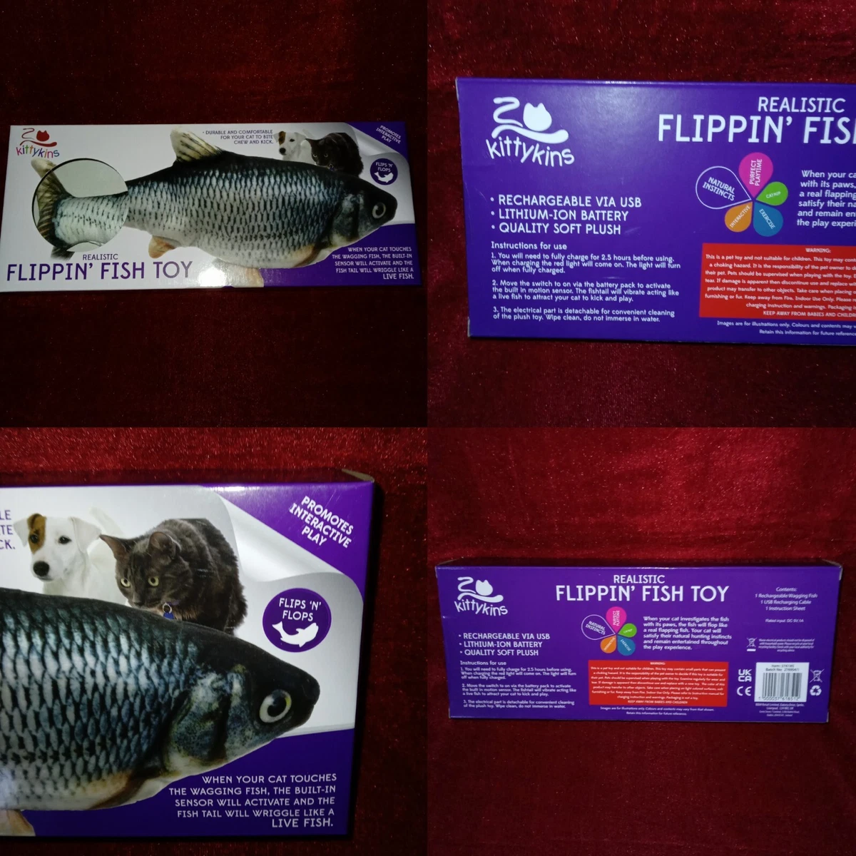 Animated fish for cats cheap