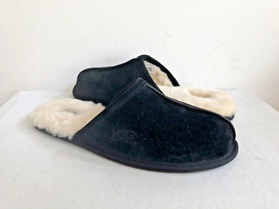 UGG Scuff Slipper Black Suede Slip-On Shearling Mule UGG® Scuff Slipper (Men) | Nordstromrack main image 2