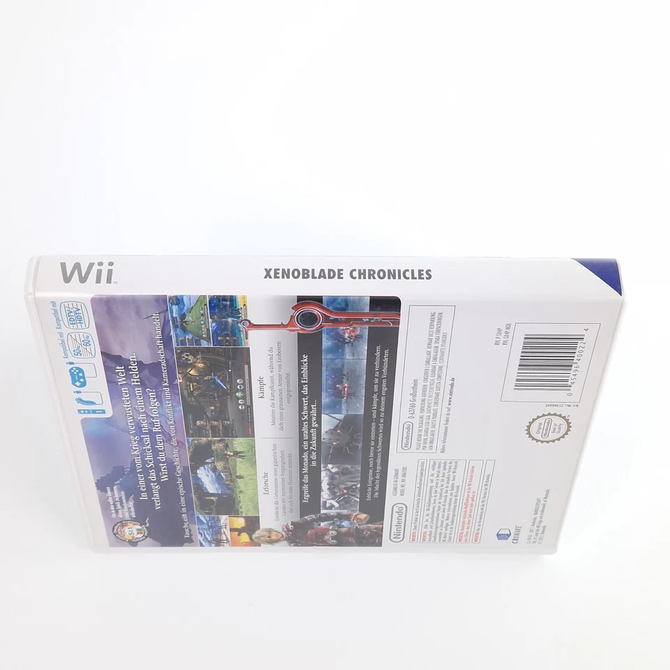 Nintendo Wii Spiel : Xenoblade Chronicles - CD Anleitung OVP | dt. PAL Version - Bild 2 von 4
