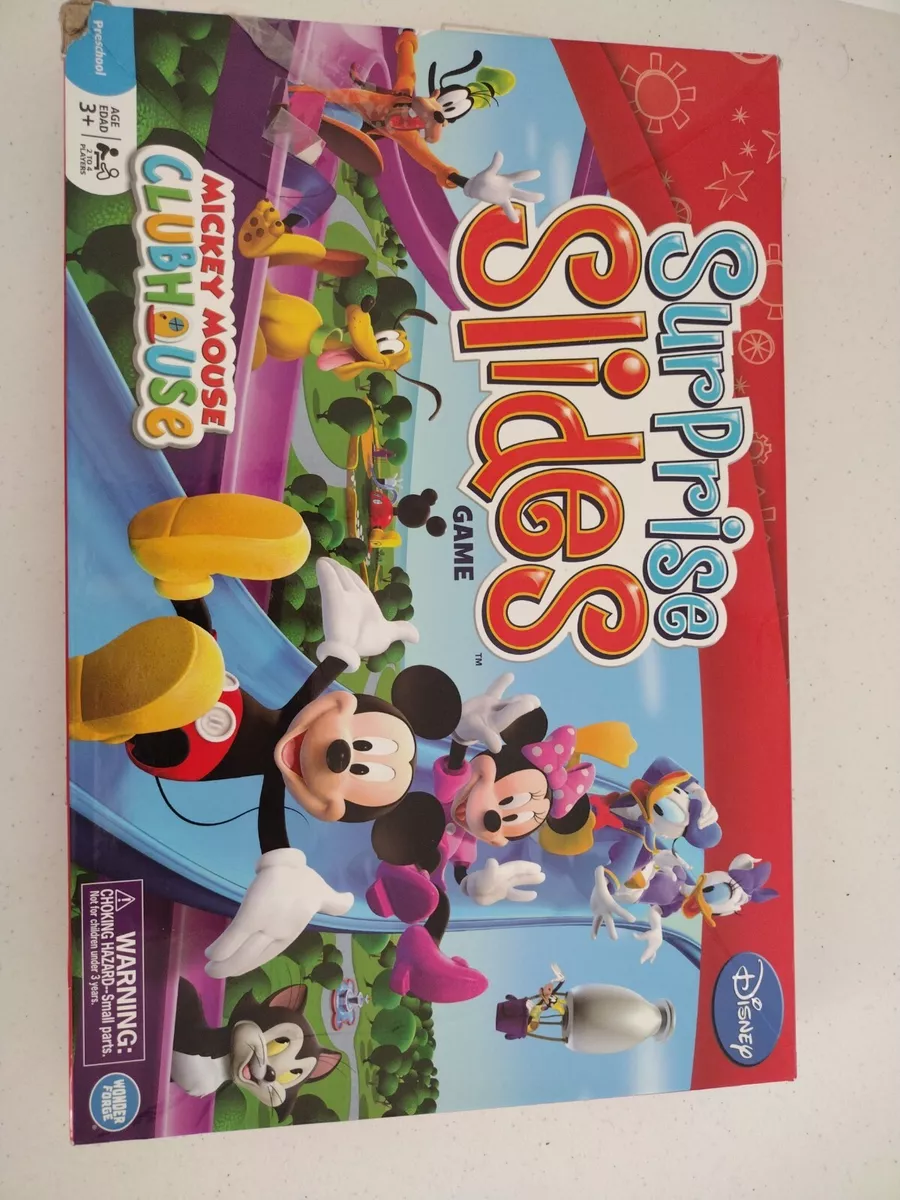 Mickey Mouse Clubhouse Surprise Slides Board Game Complete Family Fun  Disney Jr.