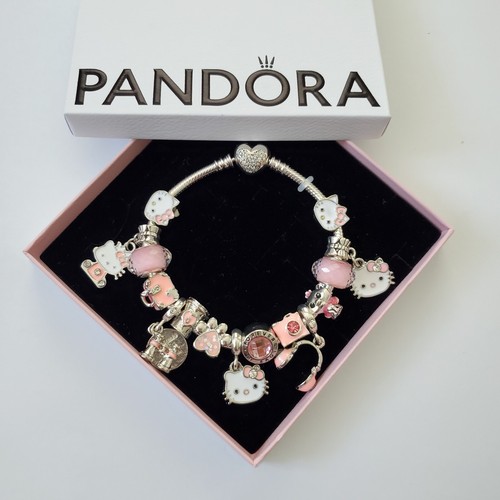 Pandora Charm Bracelet With 925 Silver Disney & Hello Kitty Charms - Picture 3 of 12