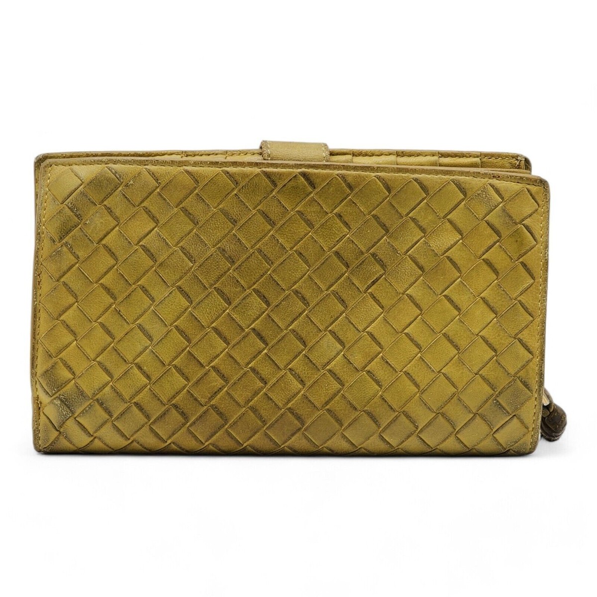 Bottega Veneta Ottone Intrecciato Woven Nappa Leather