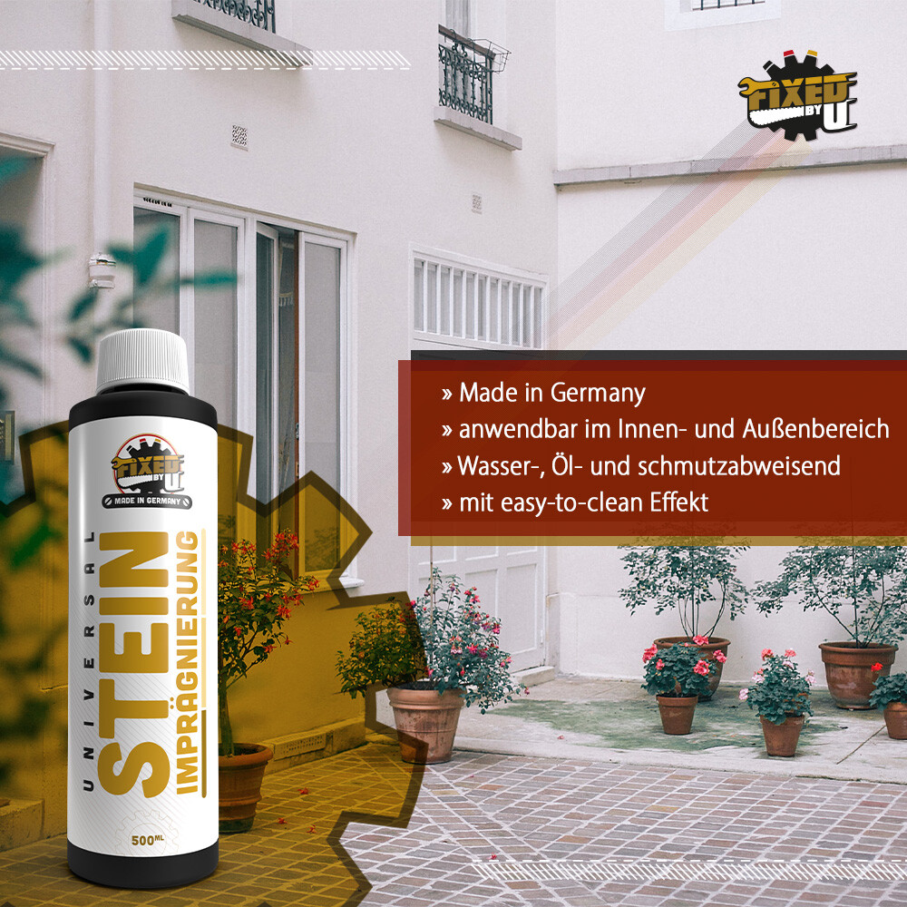 Stein Imprägnierung Versiegelung für Innen und Außen Naturstein Granit