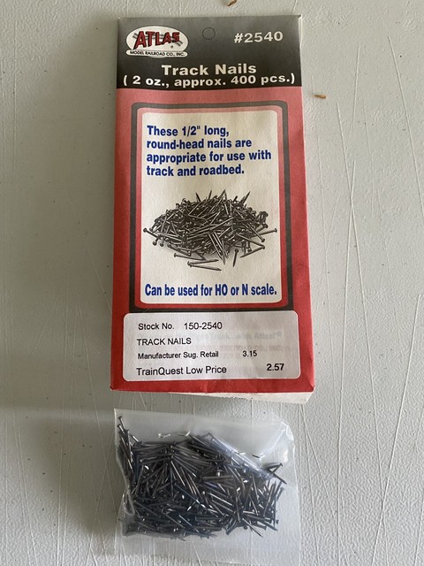 ho scale track nails