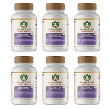 6 packs X Maharishi Ayurveda Glucomap 60 Tabs FREE SHIPPING