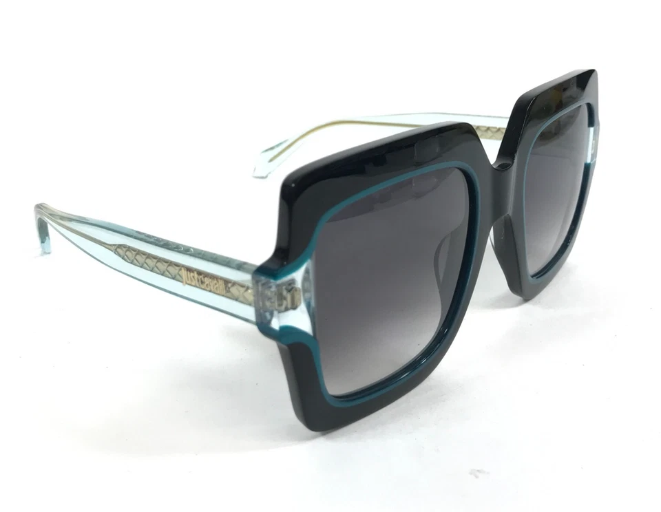 Gafas de sol Just Cavalli SJC023K COL.07M4 negro azul montura grises lentes degradadas Foto 2 de 4