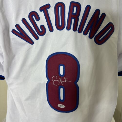SHANE VICTORINO AUTOGRAPHED SIGNED PHILADELPHIA PHILLIES JERSEY PSA / DNA - Picture 2 of 4