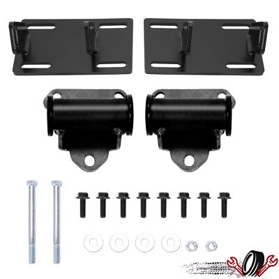 Full Engine ount Adapter Plates Urethane Swap Kit Copatible with GC