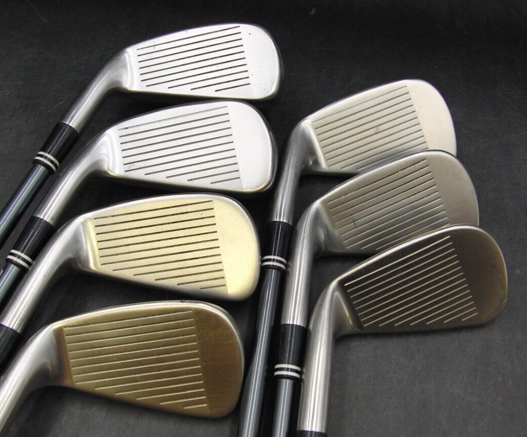Set of 7 x Cleveland HB3 Irons 5SW Seniors Graphite Shafts Mixed Grips
