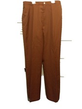 Vintage Sears Fashion Pants Women Brown Slacks W/ Front Pockets Sz 20 Tall