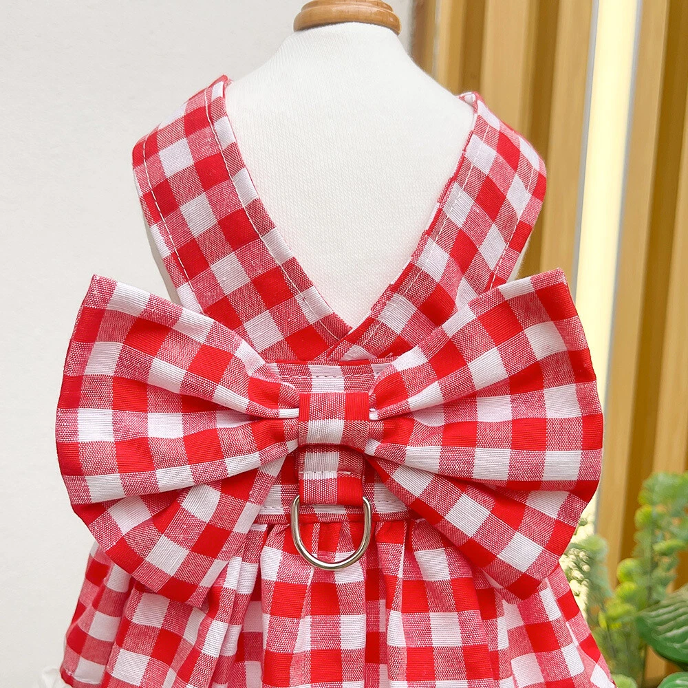 Cute Small Dog Harness Dress for Puppies and Cats Vest Clothing