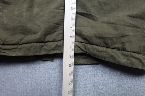 Abercrombie & Fitch Wilcox Jacket Mens Small Green Fur Hood Heavyweight Puffer - Picture 8 of 10