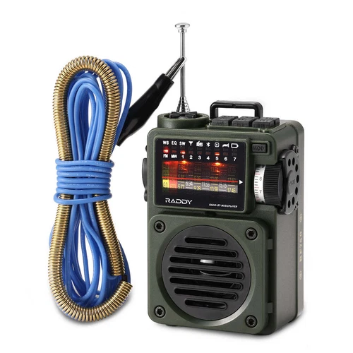 Raddy RF750 Shortwave Radio | AM/FM/SW/WB | Portable Digital Rechargeable