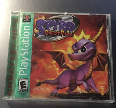 PlayStation 1 PS1 Game Spyro 2 Riptos Rage CIB Complete In Box 