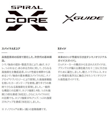 セフィアXR S79ML SPIRAL CORE HI-POWER Shimano 2021 Sephia XR