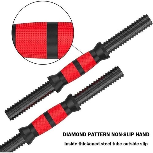 20kg Dumbbells Barbell Set with Connecting Rod Adjustable Dumbbell Home Gym New - Picture 4 of 7