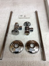 Lot Of 11 McGuire Manufacturing 2167CC supplies w/ stops 1/2" comp, x 1/2" OD