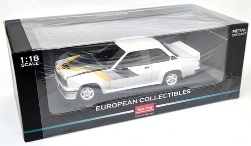 Sunstar 1/18 Opel Ascona 400 Street Car White Diecast Scale Model Car - Picture 2 of 7