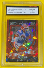 2021 PRIZM DRAFT PICKS KYLE PITTS 1ST GRADED 10 ROOKIE RED ICE PRIZM #167 RC 🔥