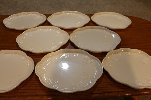 Juego de almuerzo Five+ vaso de leche Indiana Colony White Harvest uva vintage años 60’s - Imagen 1 de 7